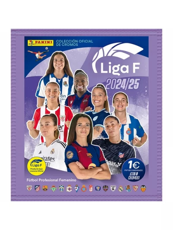 Liga Femenina 2024/25 Caja de 50 sobres de cromos - Panini