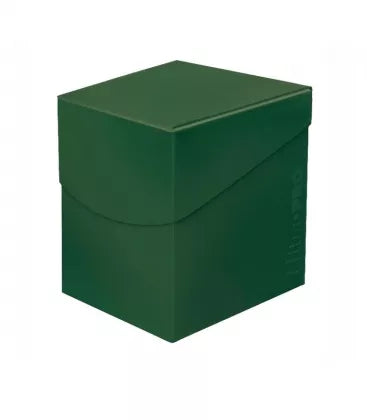 Caja de mazo Deck Box Eclipse 100 Verde Oscuro - Ultra Pro