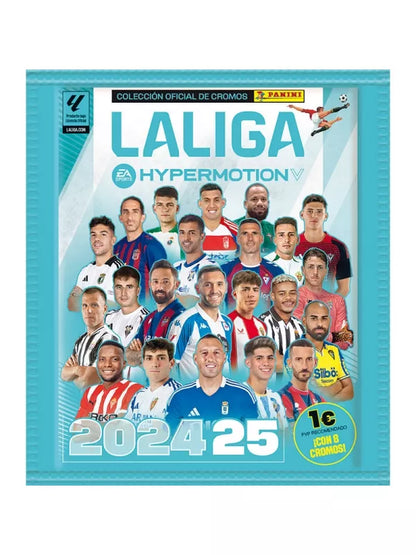 LALIGA HYPERMOTION 2024/25 Caja de 50 sobres de cromos - Panini