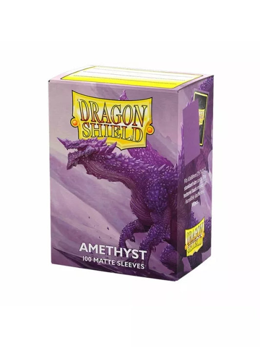 Fundas Standard Matte Morado Amethyst (100 fundas) - Dragon Shield