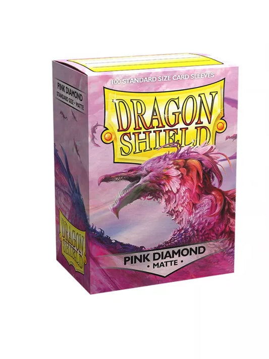 Fundas Standard Matte Pink Diamond Rosa (100 fundas) - Dragon Shield